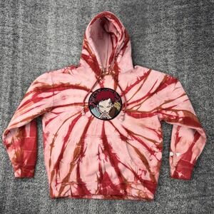 Hypland x Naruto Gaara Tie Dye Hoodie Men's Size L Anime Graphic Sweatshirt